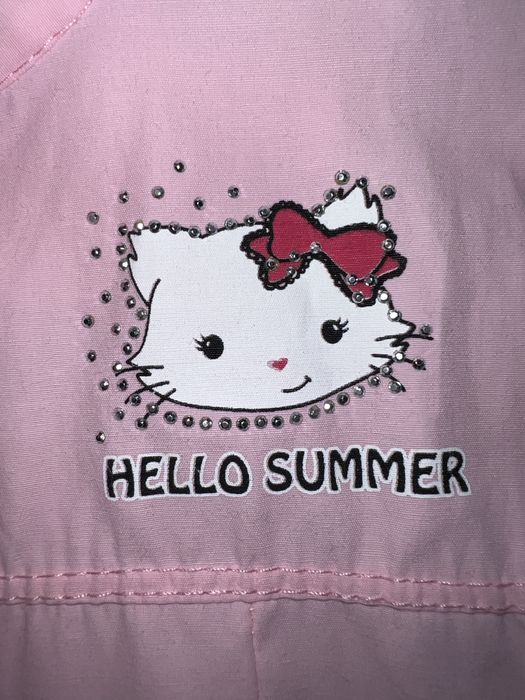 Детски ризка и къси панталонки комплект Hello Kitty