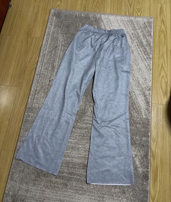 Pantaloni gri flared unisex