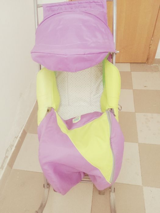 Продам санки на колёсах