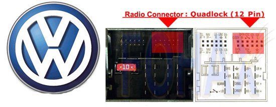 Aux in кабел за vw/seat/audi/skoda/mercedes/peugeot citroen rd4..
