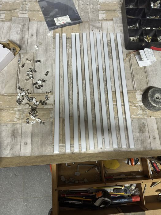 Profil de aluminiu band led coltare+ sistem de prindere