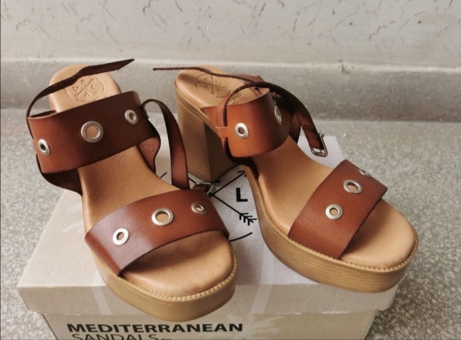 Sandale piele Vela Sandals mărimea 41