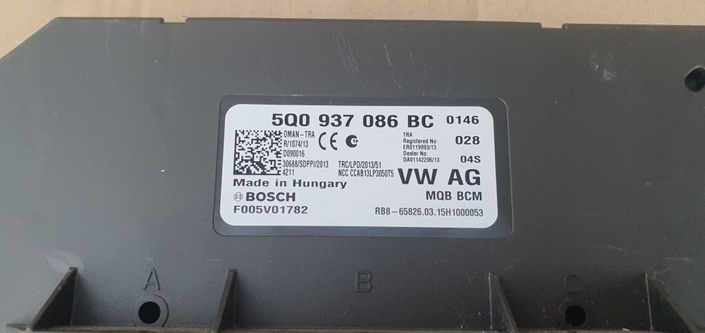 Modul confort passat b8 5Q0937086BC