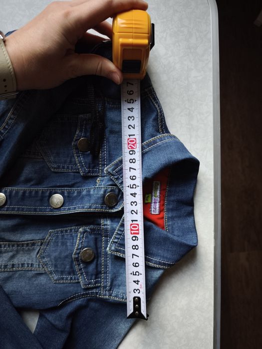 Куртка джинсовая на девочку рост 80