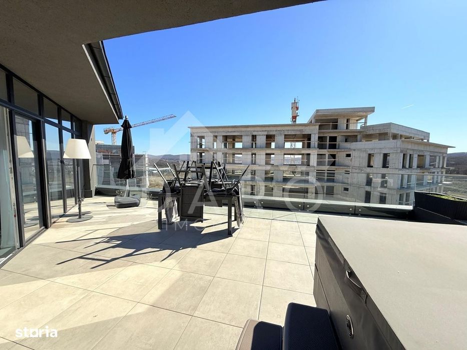 Penthouse Ultra Lux Cu Terasă Și Jacuzzi – Shopping City Târgu Mureș