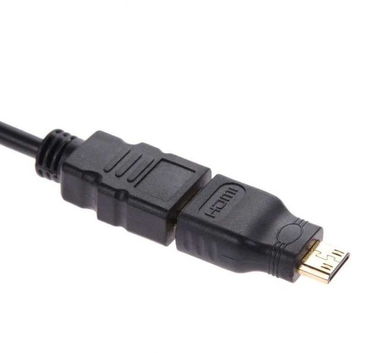 Convertor HDMI la VGA + cablu audio + adaptor micro HDMI si mini HDMI