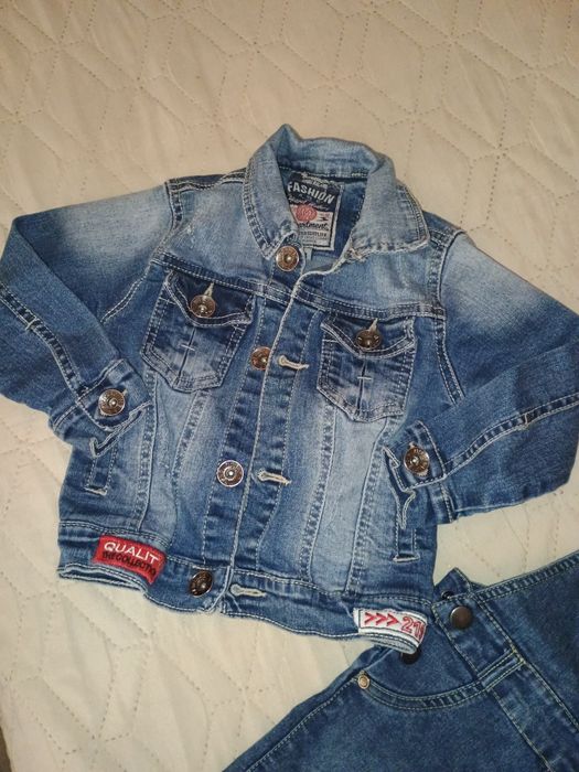 Яке и гащеризон от дънков плат