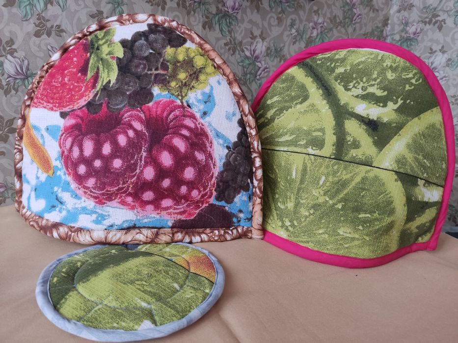 Ручной работы тапочки, прихватки, стельки, утеплитель для чайника!