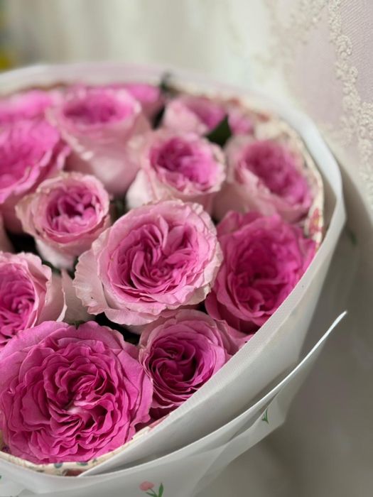 Букет роз 50см 15 шт