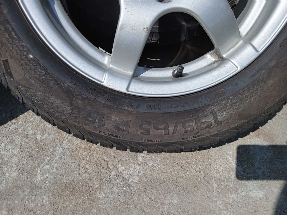 Лети джанти 15цола 5х112  гуми  195/65/15