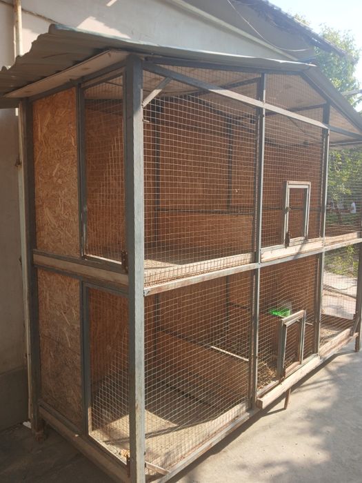 6 ta katakli qafas zootovar