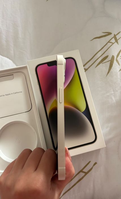 Iphone 14 alb  stare impecabila