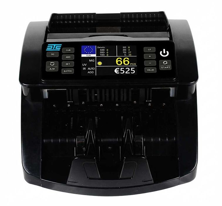 Професионална машина за броене на евро с тройна детекция STS AL-801
