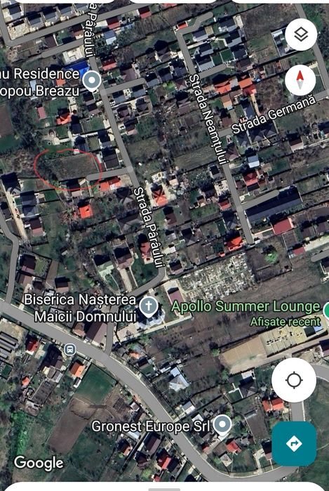 Teren Copou - Breazu - Rediu 1015 mp Intravilan Vecini toti cu case