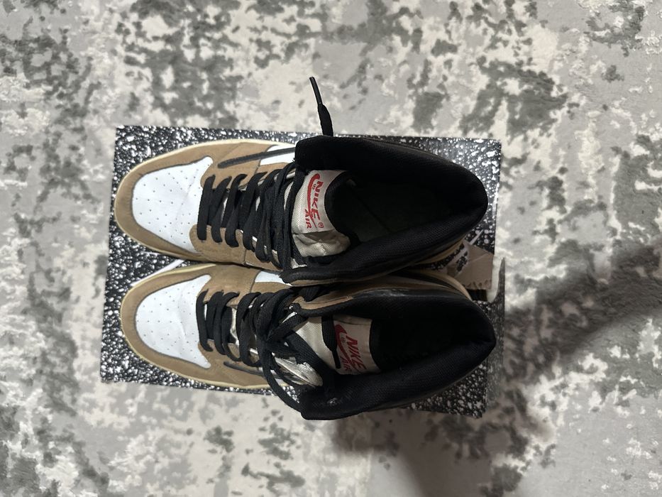 кроссовки air jordan 1 travis scott