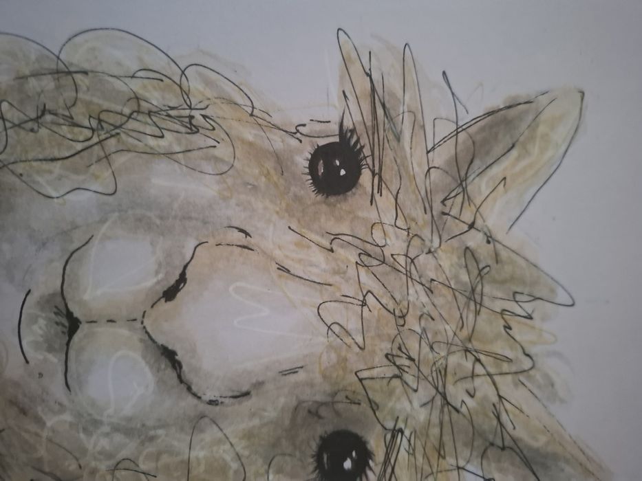 Pictura Alpaca, semnata Dadushk