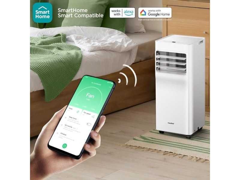 Мобилен Климатик Comfee Breezy Cool Pro 2.0 - 7000BTU, 790W, Бял