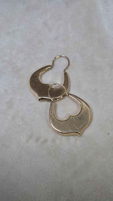 Серьги золотые ЖанТаС ломбард Астана