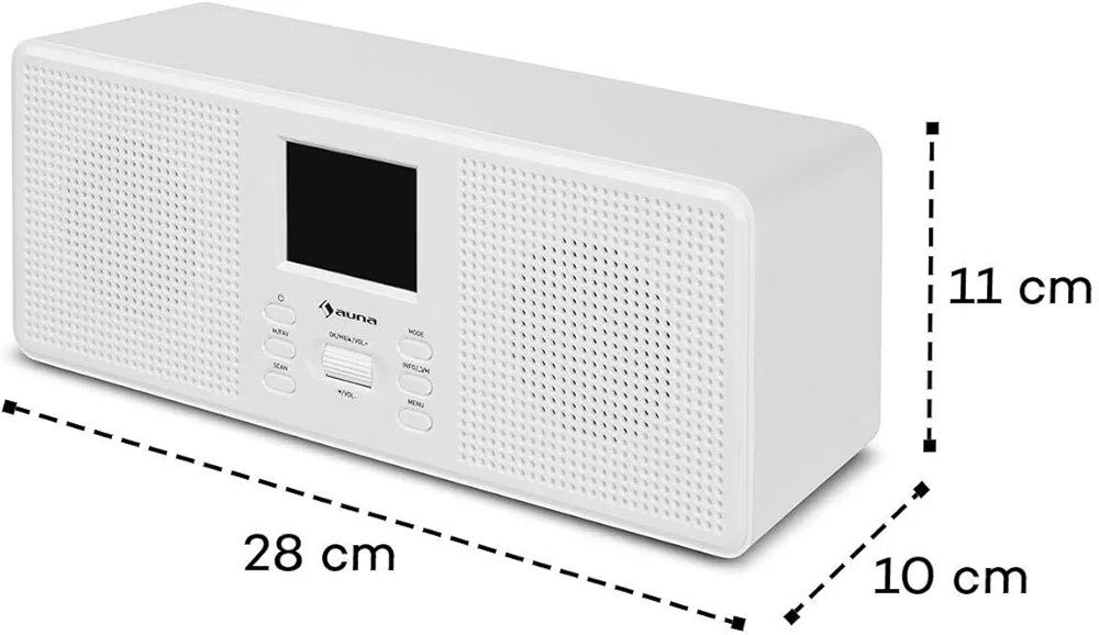 Радио Аuna Commuter Stereo DAB + / FM Digital Radio - Bluetooth