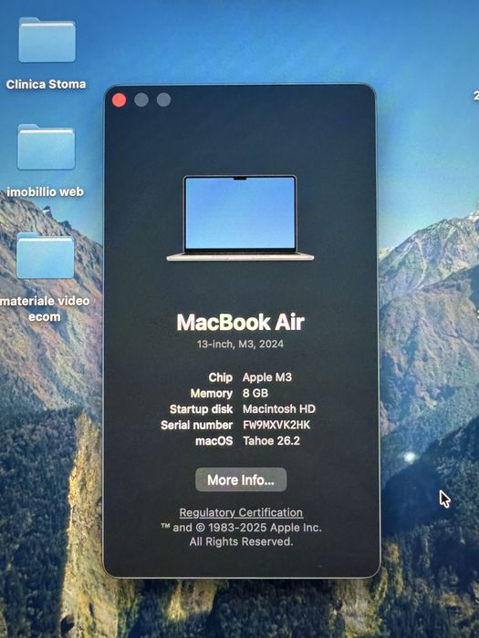 Vand Macbook Air M3 IMPECABIL