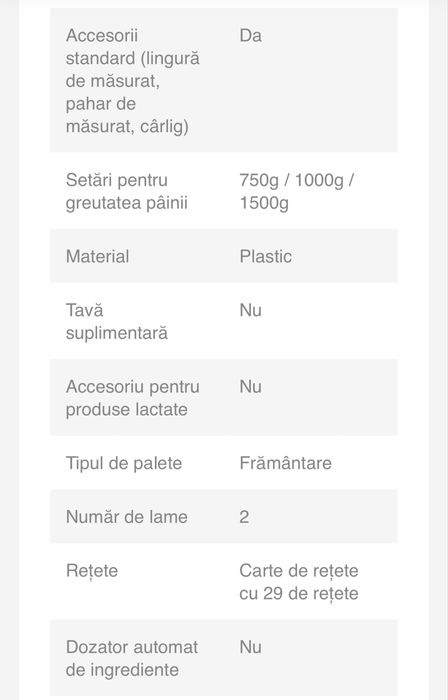 Aparat Tefal de paine si altele