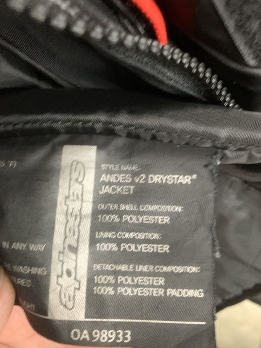 Яке Alpinestars Andes V2 Drystar