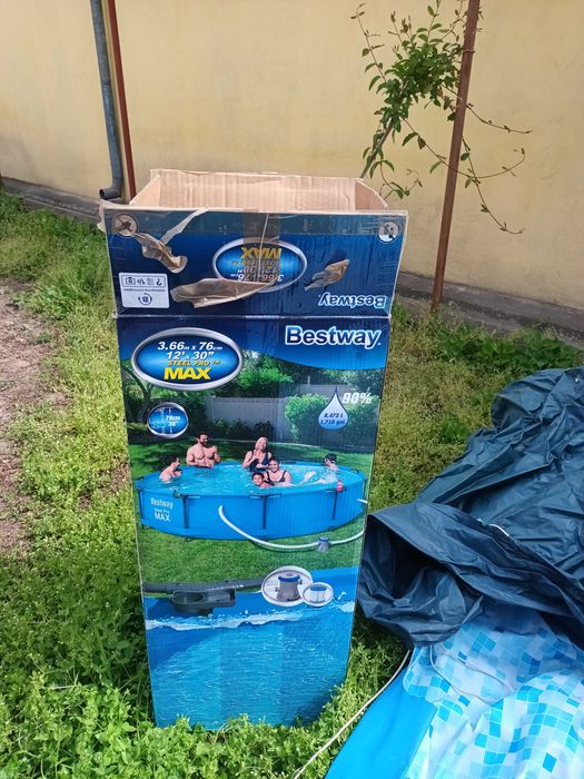 Piscina supraterena circulara 3.66 m x 72 cm