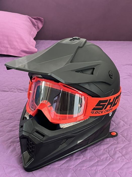 Casca SWAPS mărimea M + Ochelari Shot