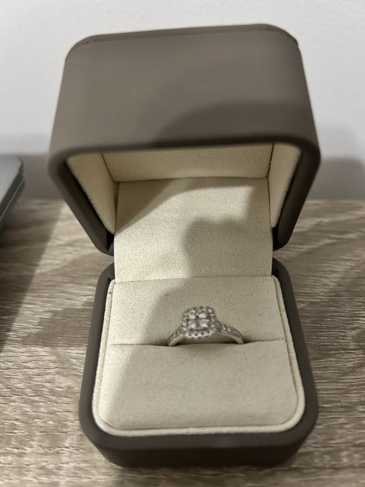 Inel logodnă Teilor - diamant natural