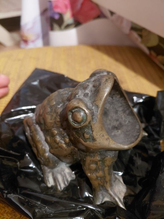 Пепельница "лягушка" советская.