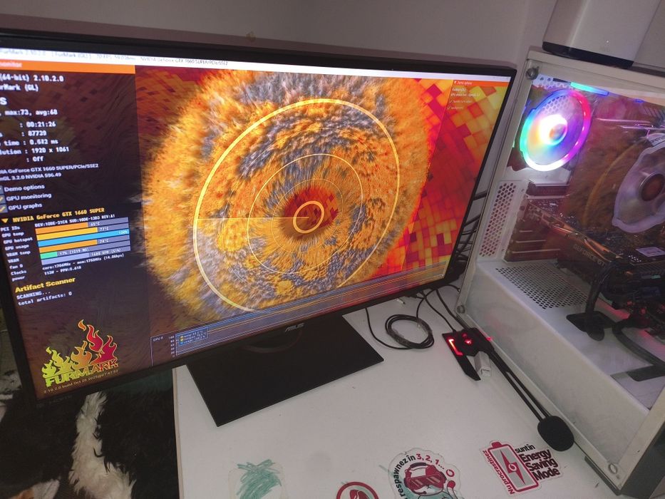 Gtx 1660 super 6gb 192 biti , impecabila , sigiliu pe șurub