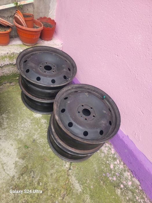 Set 4 jante tabla renault/ford R16 5x108 ET50 stare buna 200 lei toate 4