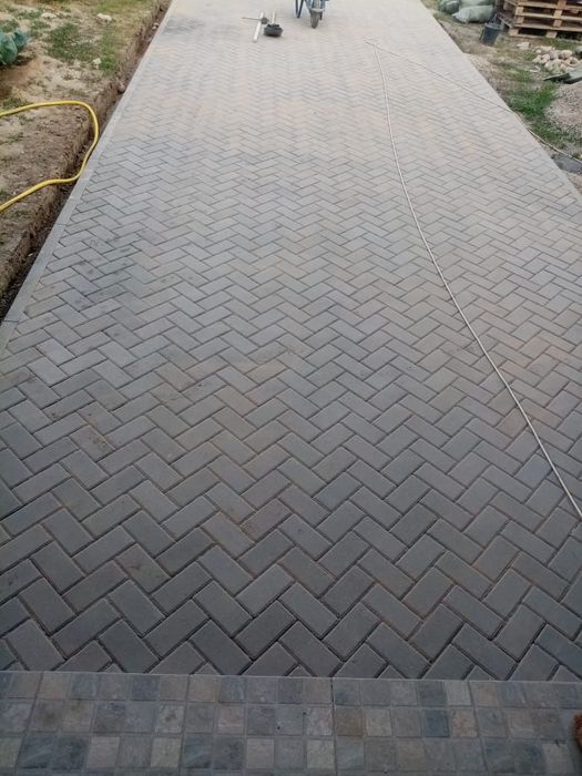 Укладка брусчатки