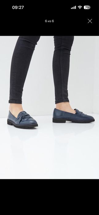 Лоферы кожанные 36 р