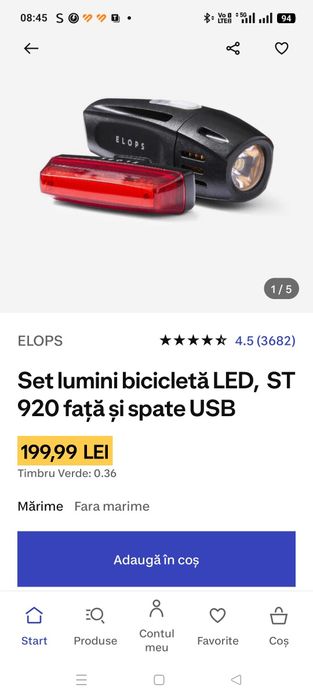 Far + stop bicicleta ELOPS