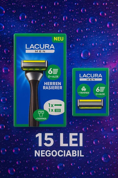 Lacura Shaver 6 Lame Cu Aloe +3 Lame rezerza