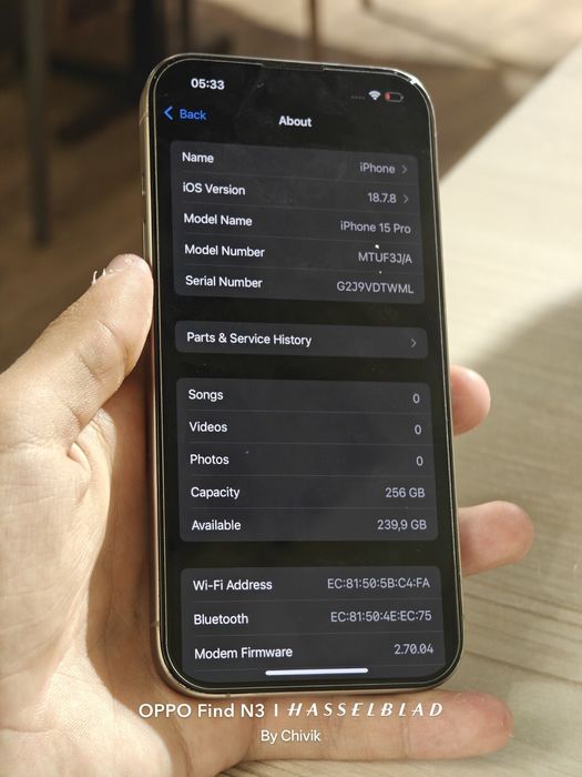 Apple iPhone 15 Pro 256gb