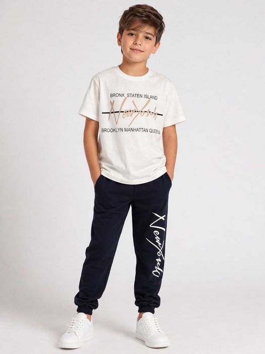 Детски комплект за момче – тениска и панталон 100% памук