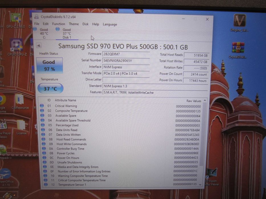 SSD Samsung 970EVO PLUS 500GB   NVMe