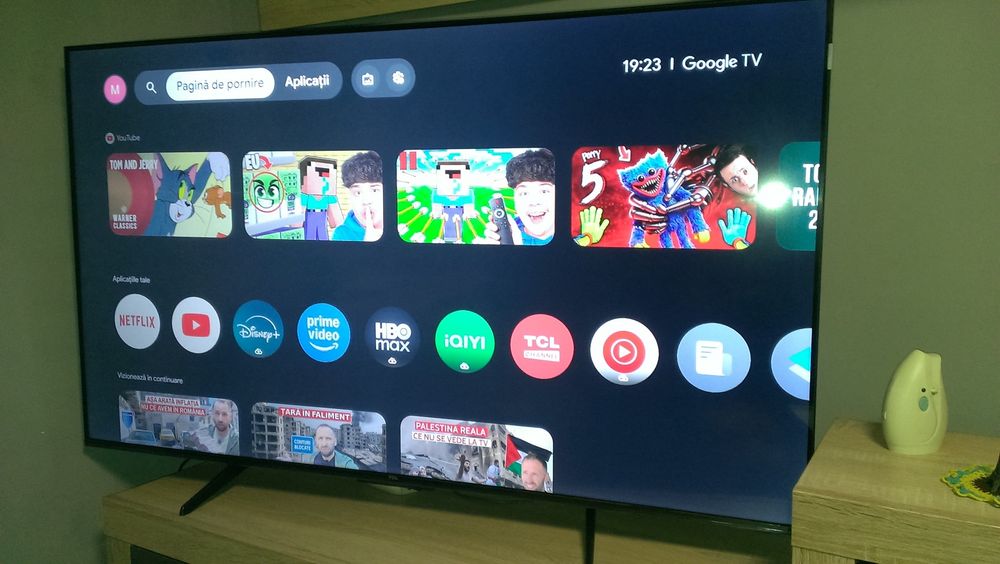 Televizor TCL 139cm QLED cu android