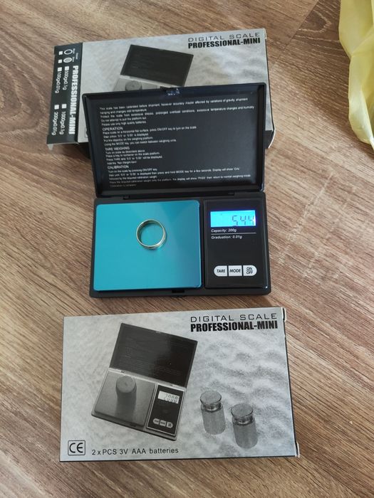Cantar electronic 0,01 -200g / Aur Bijuterii Farmacie
