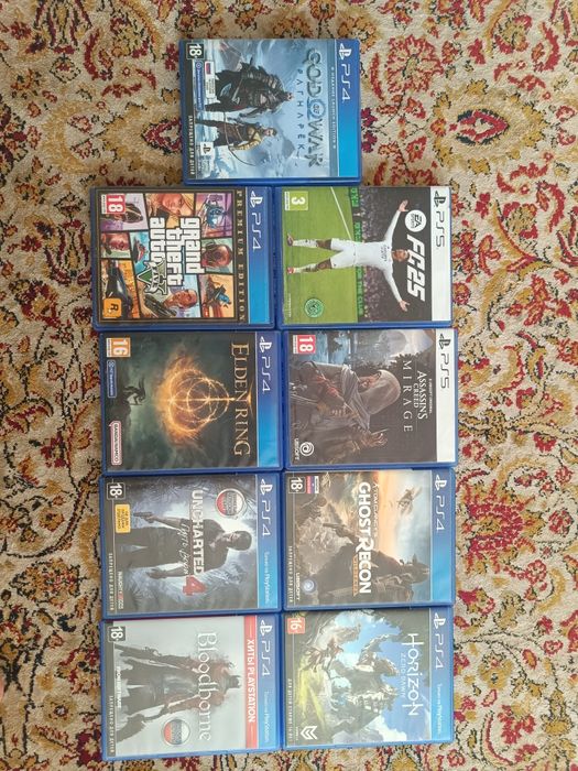 диски пс4 ps5  sony