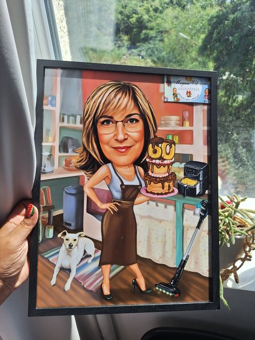 Дигитална  карикатура,портрет или постер