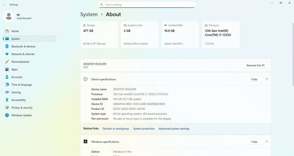 Lenovo IdeaPad 5 15IAL7