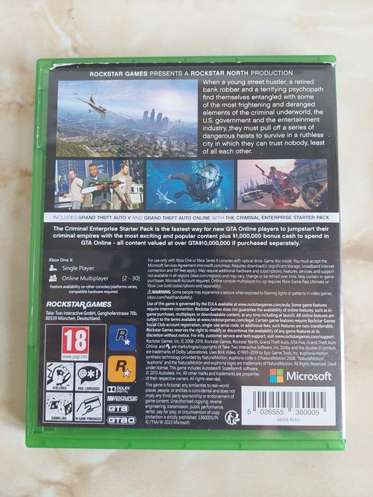 [XboxOne] Vând joc GTA 5 original pentru Xbox One //poze reale
