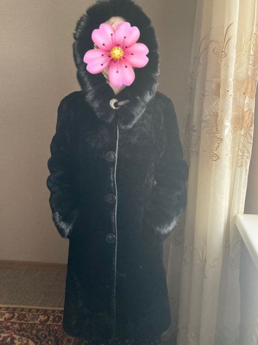 Шуба мутон женская