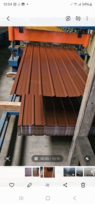 Vând tabla cutata zincata și color