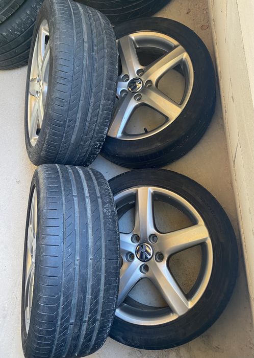 Jante R17 Originale Vw Anvelope Continental 235/45 Vara