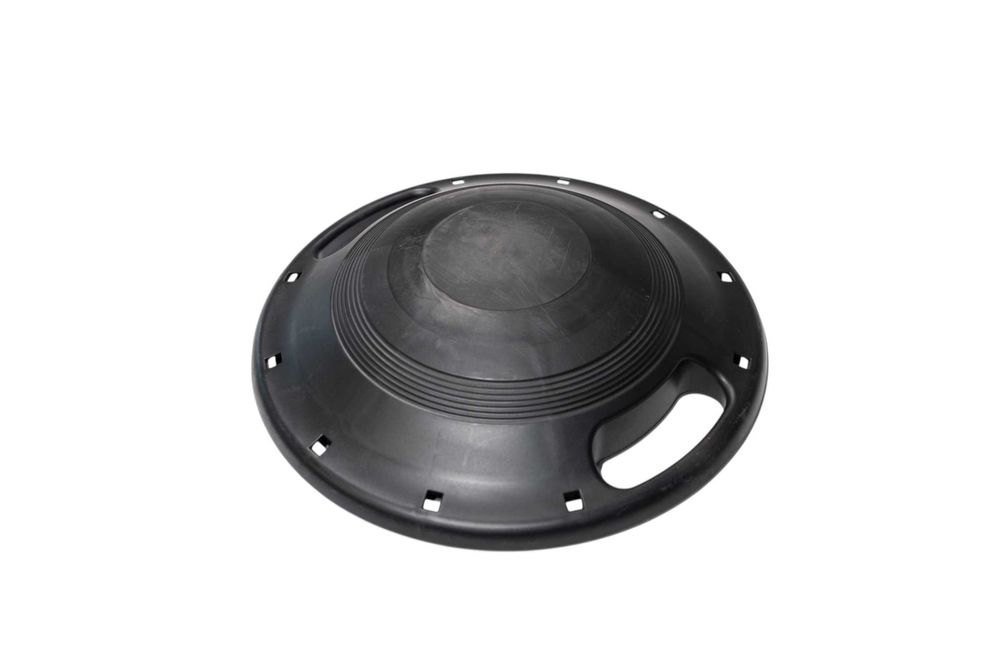 Placa de echilibru cu mânere, negru/gri închis