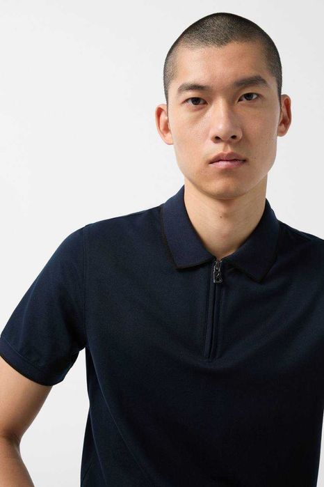 Bogner мужская рубашка поло на молнии РАЗМЕР S,M,L,XL,2XL